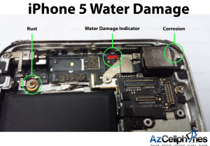 iPhone 5 Water Damaged