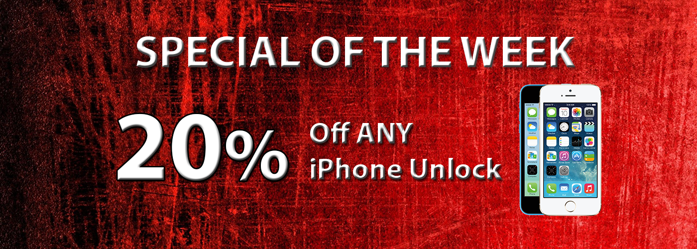 Special of The Week Banner iPhone Unlock